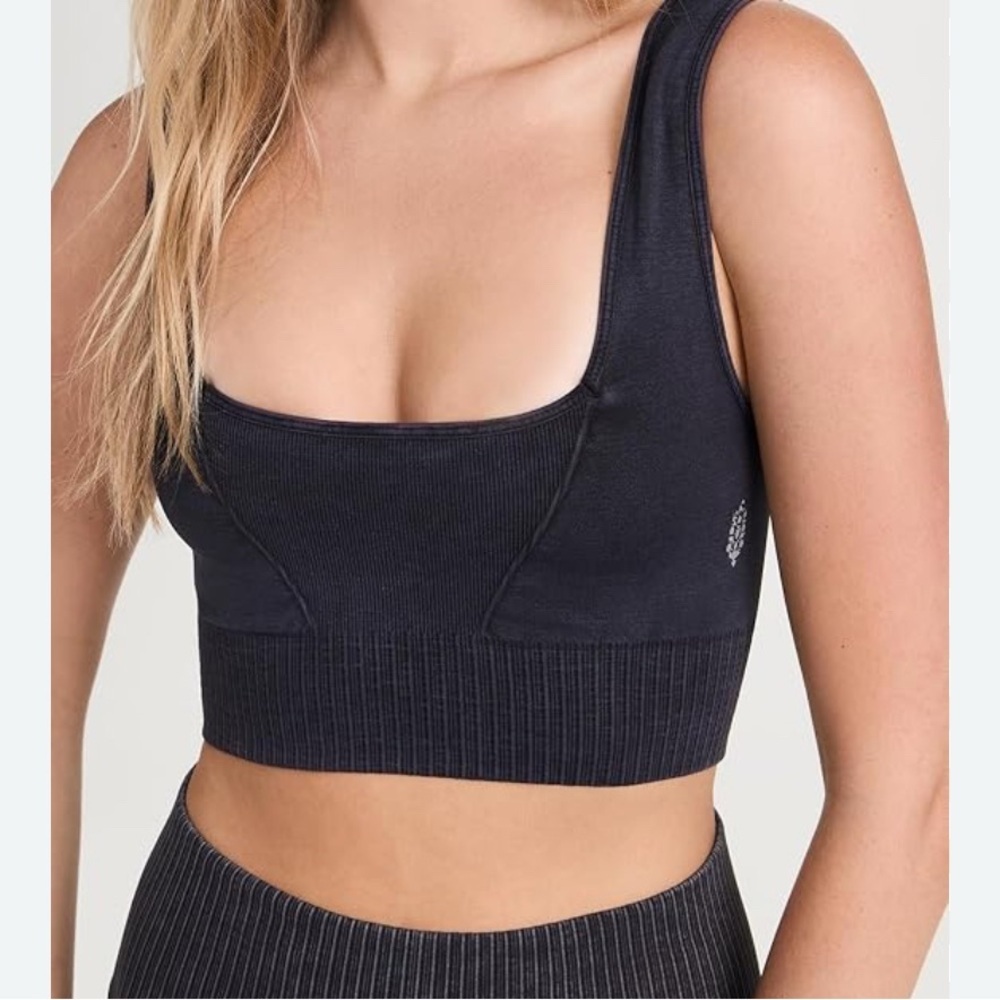 Free People Movement Good Karma Square Neck Bra. NWOT